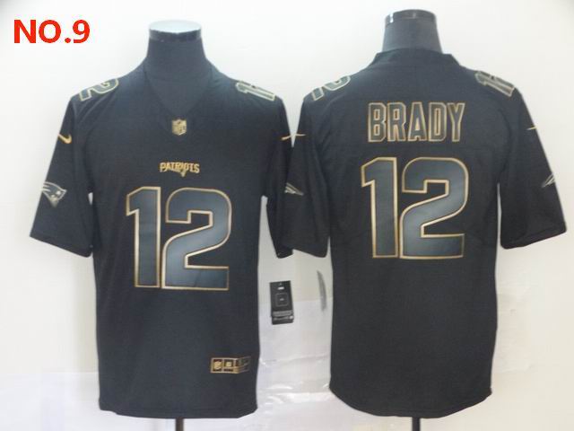 Men's New England Patriots #12 Tom Bradyn Jersey NO.9;